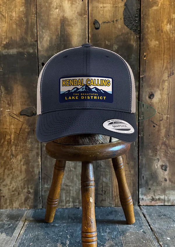 Mountain Range | Navy & White Trucker Cap