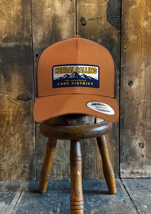 Mountain Range | Caramel & Black Trucker Cap