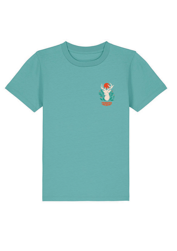 Head For The Hills | Kids Teal T-Shirt