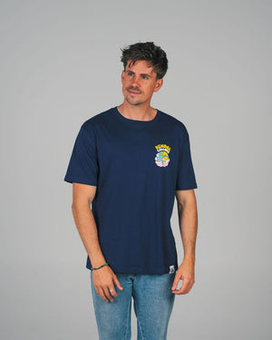 GAIA | Navy Heavyweight Organic Cotton T Shirt