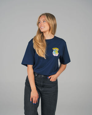 GAIA | Navy Heavyweight Organic Cotton T Shirt