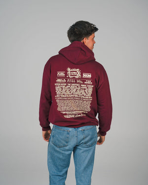 Kendal '26 | Burgundy Smoke Premium Hoodie