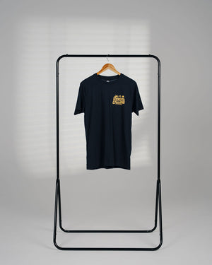 Mountains | Navy Organic Cotton T Shirt
