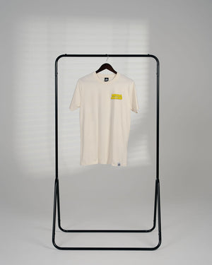 On The Road | Cream Organic Cotton T Shirt