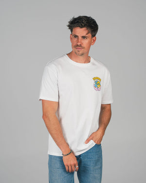 GAIA | White Heavyweight Organic Cotton T Shirt