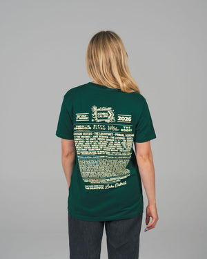 Kendal '26 | Bottle Green Organic Cotton T Shirt